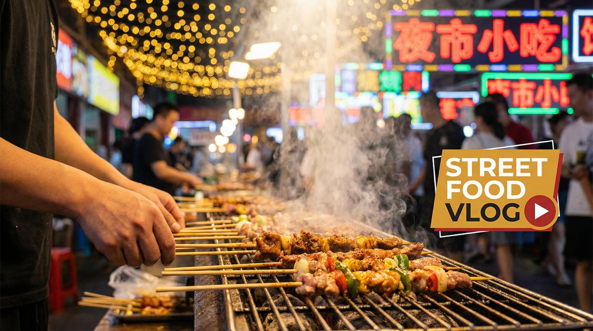 情深叉喔美食视频-夜市街头美食