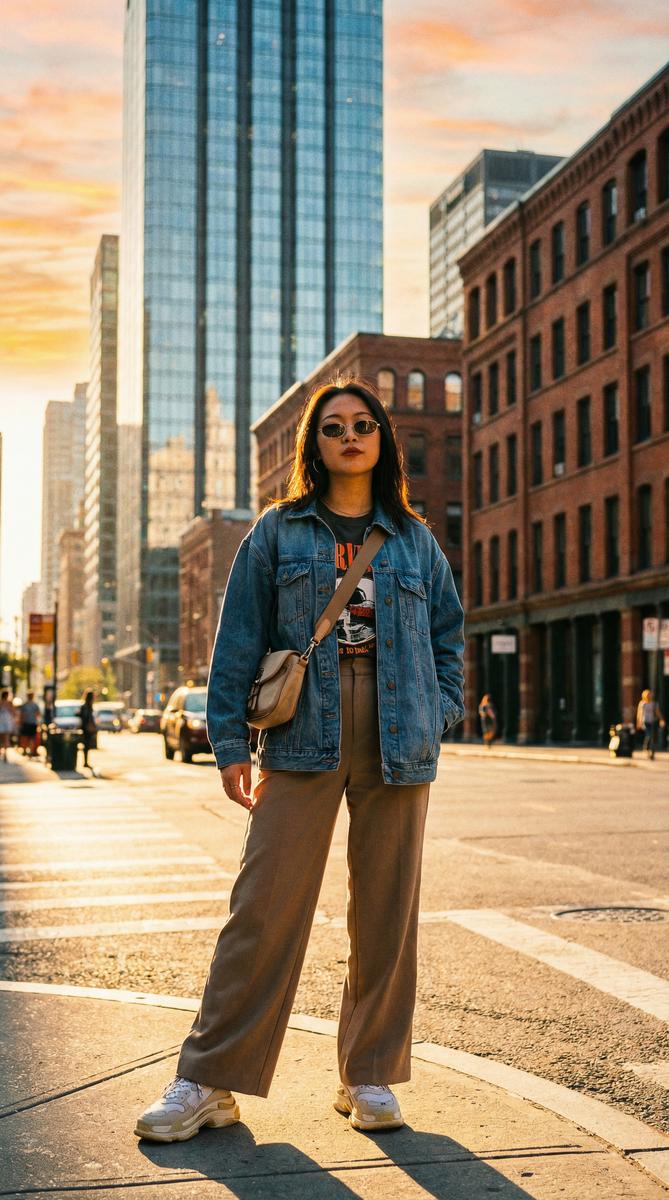 网红主播街拍视频